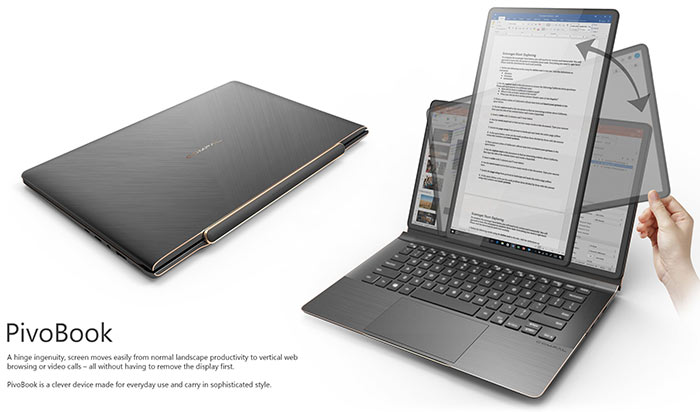 التصميم المميز لمحمول Compal PivoBook يمكنه من حصد جائزة iF 2020