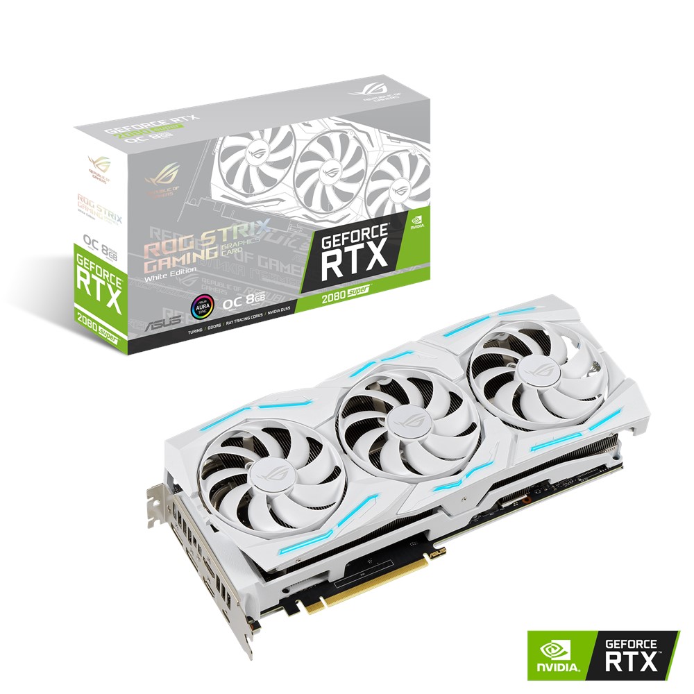 ASUS الشرق الأوسط تعلن عن ROG Strix RTX 2080 SUPER WHITE EDITION