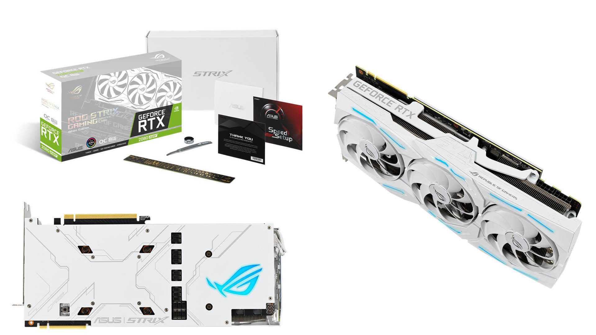 ASUS الشرق الأوسط تعلن عن ROG Strix RTX 2080 SUPER WHITE EDITION