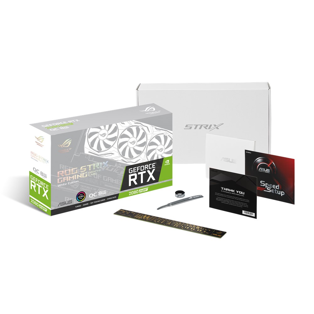 ASUS الشرق الأوسط تعلن عن ROG Strix RTX 2080 SUPER WHITE EDITION