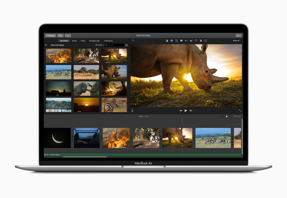 أبل تطلق جهازها الجديد MacBook Air مع معالج إنتل من الجيل العاشر ماك بوك إير