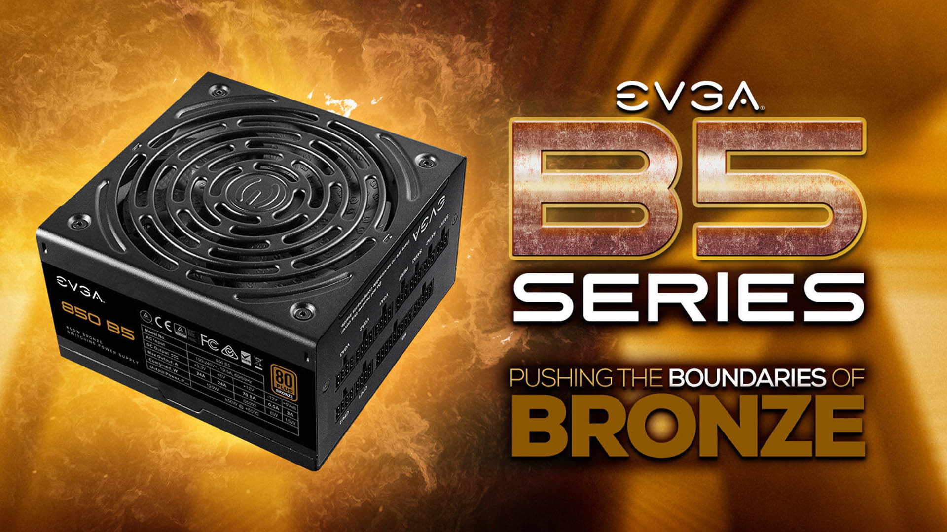 EVGA تعلن عن سلسلة مزودات الطاقة B5 80 Plus Bronze