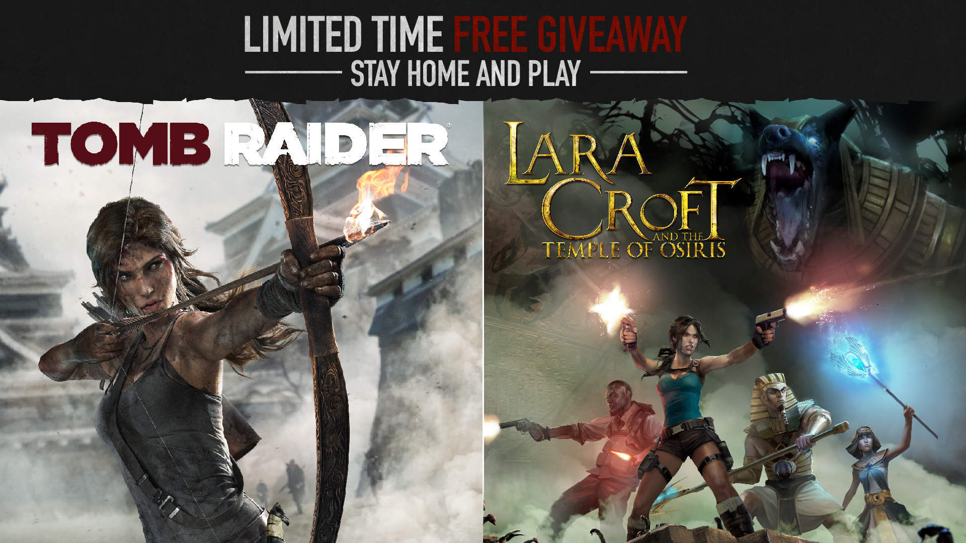 سارع بالحصول على Tombraider ولعبة أخرى مجاناً الآن من Square Enix!