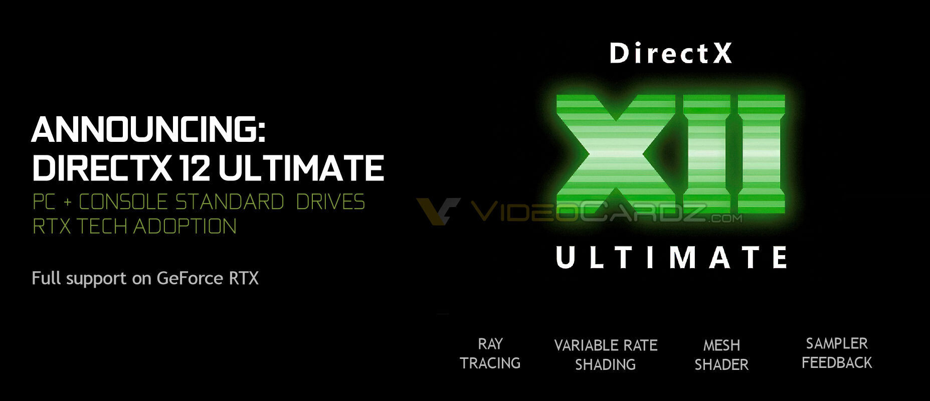 NVIDIA AMD DirectX 12 Ultimate API Microsoft GPU