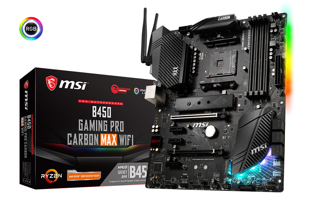شركة MSI توسّع قائمة لوحاتها الأم بشريحة B450 من AMD بلوحتين جديدتين