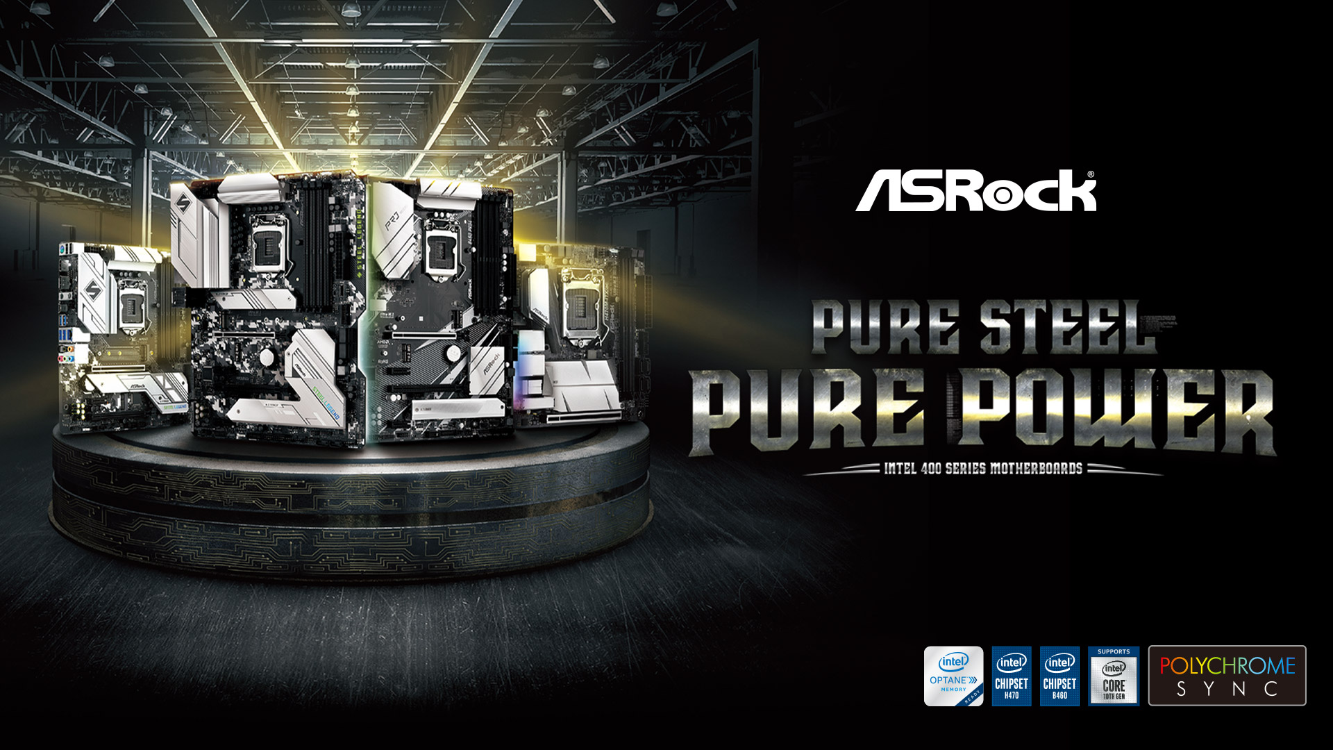 الإعلان رسمياً عن لوحات ASRock لمعالجات الجيل العاشر من Intel !