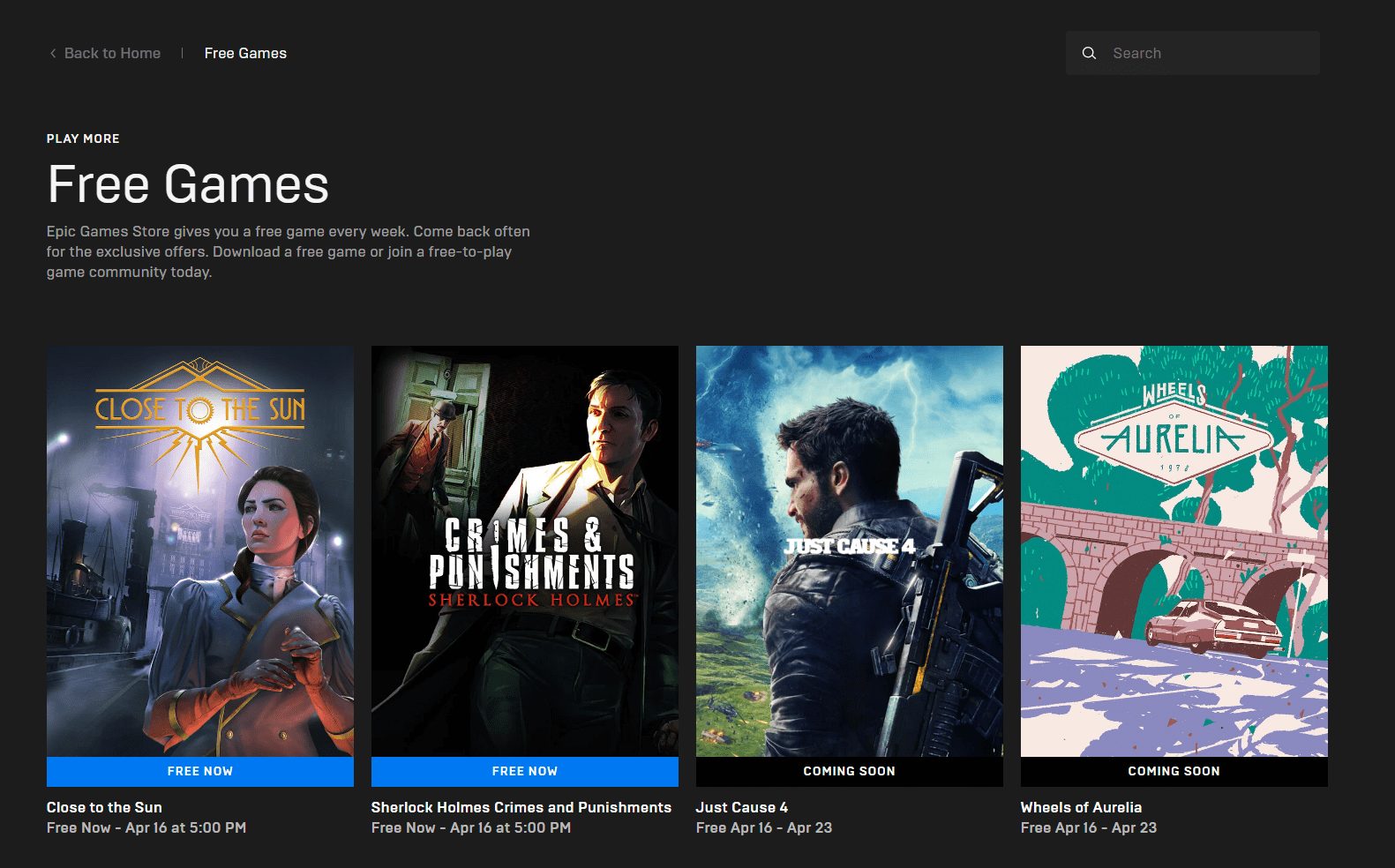 Just Cause 4 Epic Games