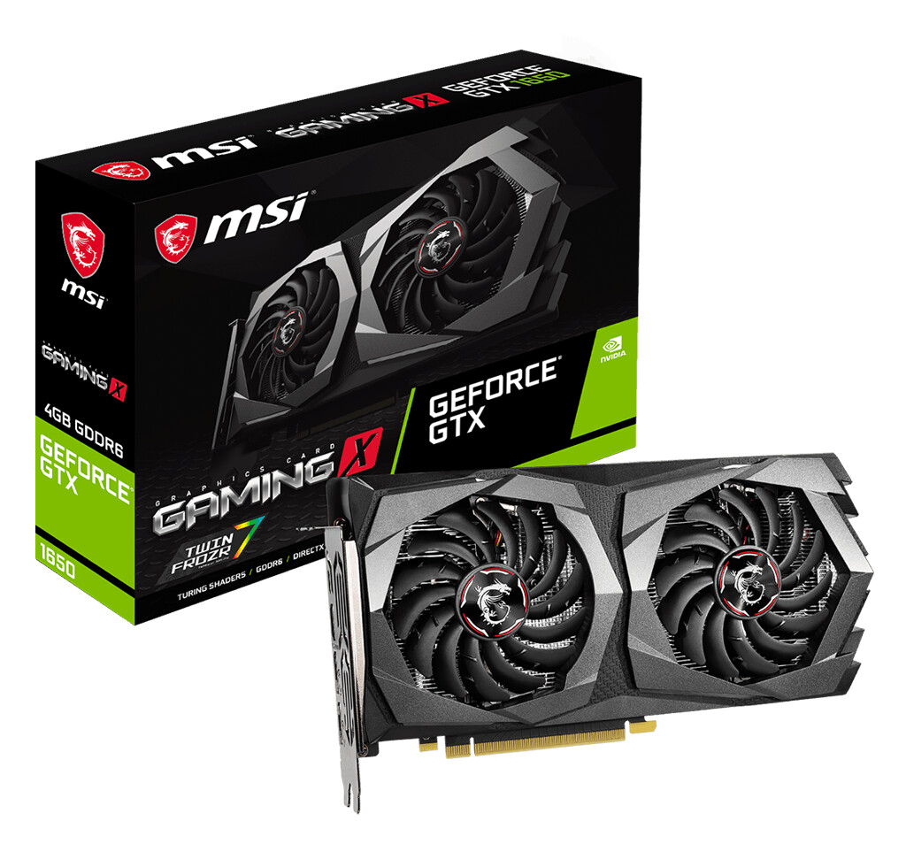 GeForce GTX 1650 NVIDIA GPU MSI