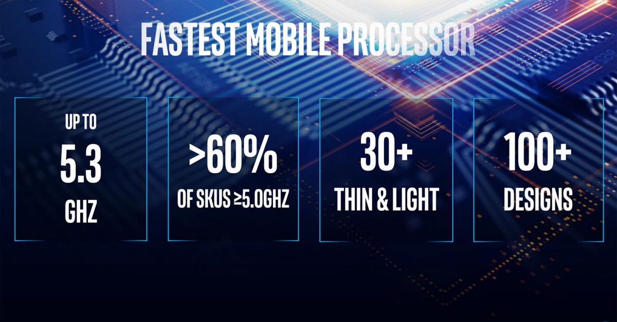 تدشين معالجات الجيل العاشر Intel Comet Lake-H للاجهزة المحمولة