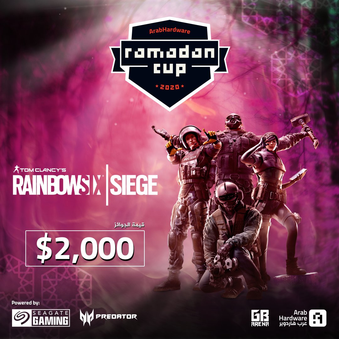 جوائز تنتظرك في بث نهائيات Ramadan Cup لـ Rainbow Six Siege اليوم!