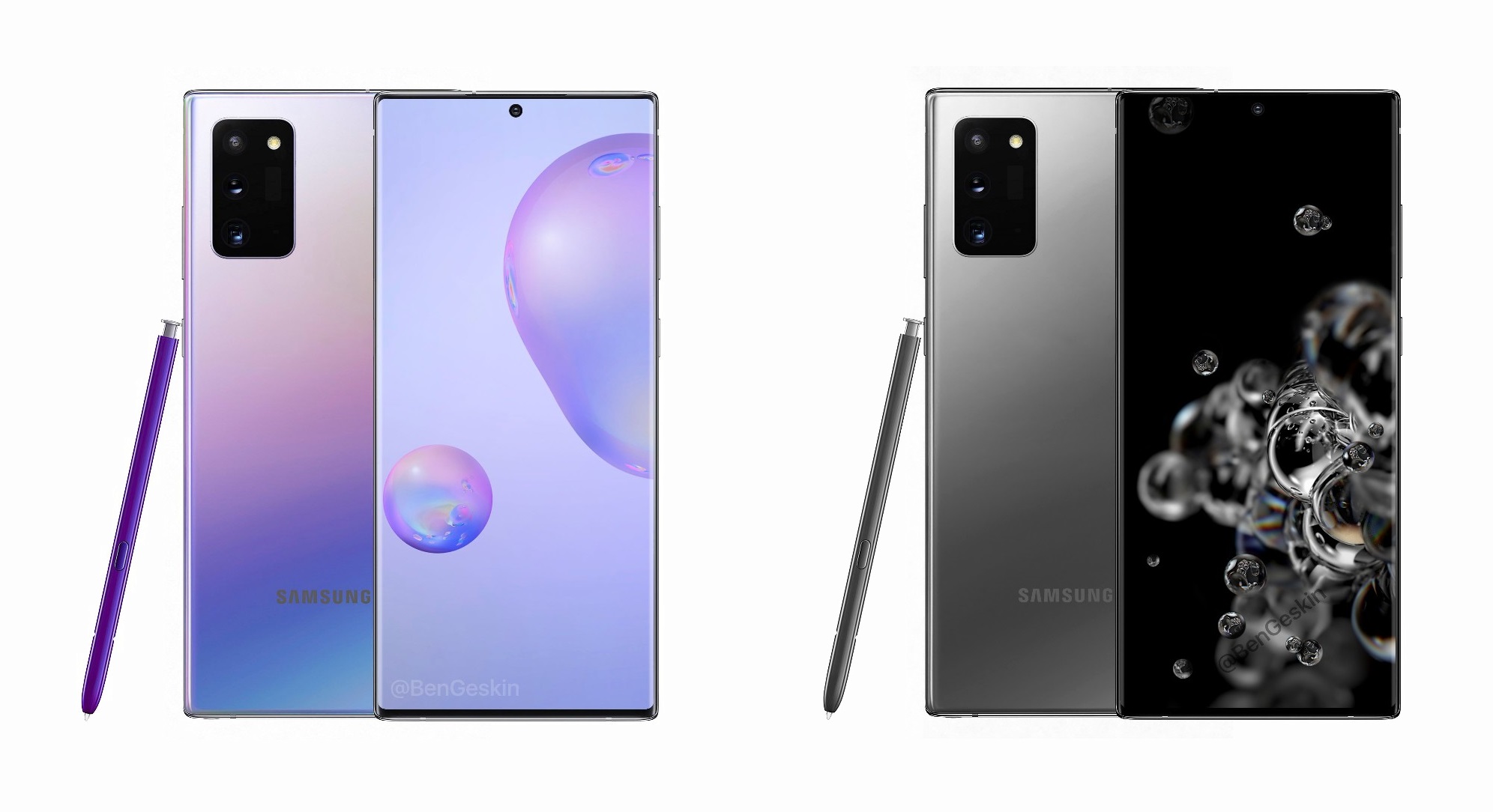 تسريب موعد الإعلان عن هواتف سامسونج Galaxy Note 20 و Galaxy Fold 2
