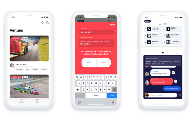 فيسبوك تطلق تطبيق Venue للتفاعل مع الأحداث المباشرة!