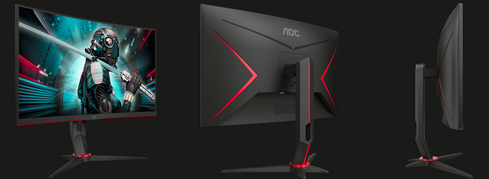 AOC تعلن عن تشكيلة جديدة من شاشات الألعاب مع تقنية FreeSync Premium