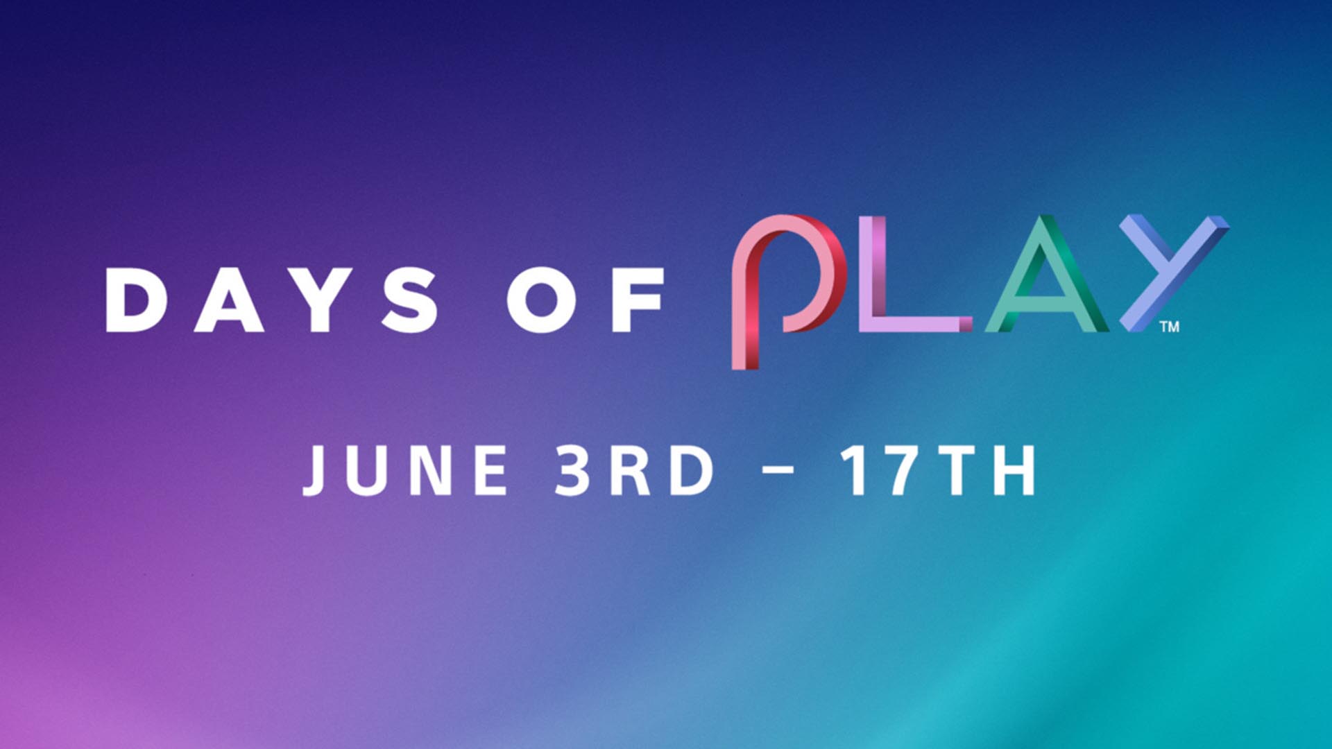 تخفيضات Days of Play من PlayStation قادمة في يونيو القادم.