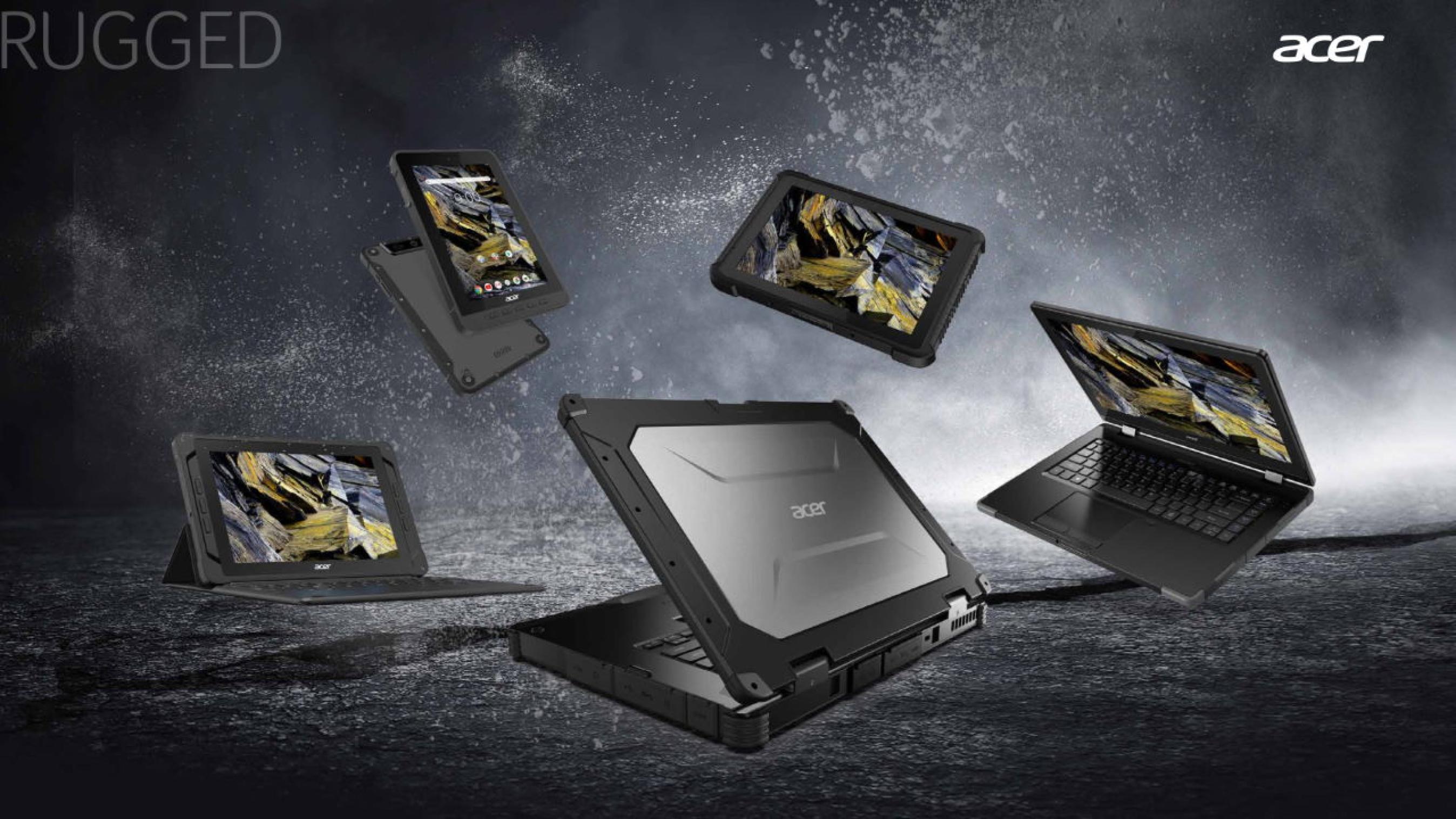 أجهزة Enduro من Acer تأتي بحماية ضد المياه، الأتربة والصدمات!