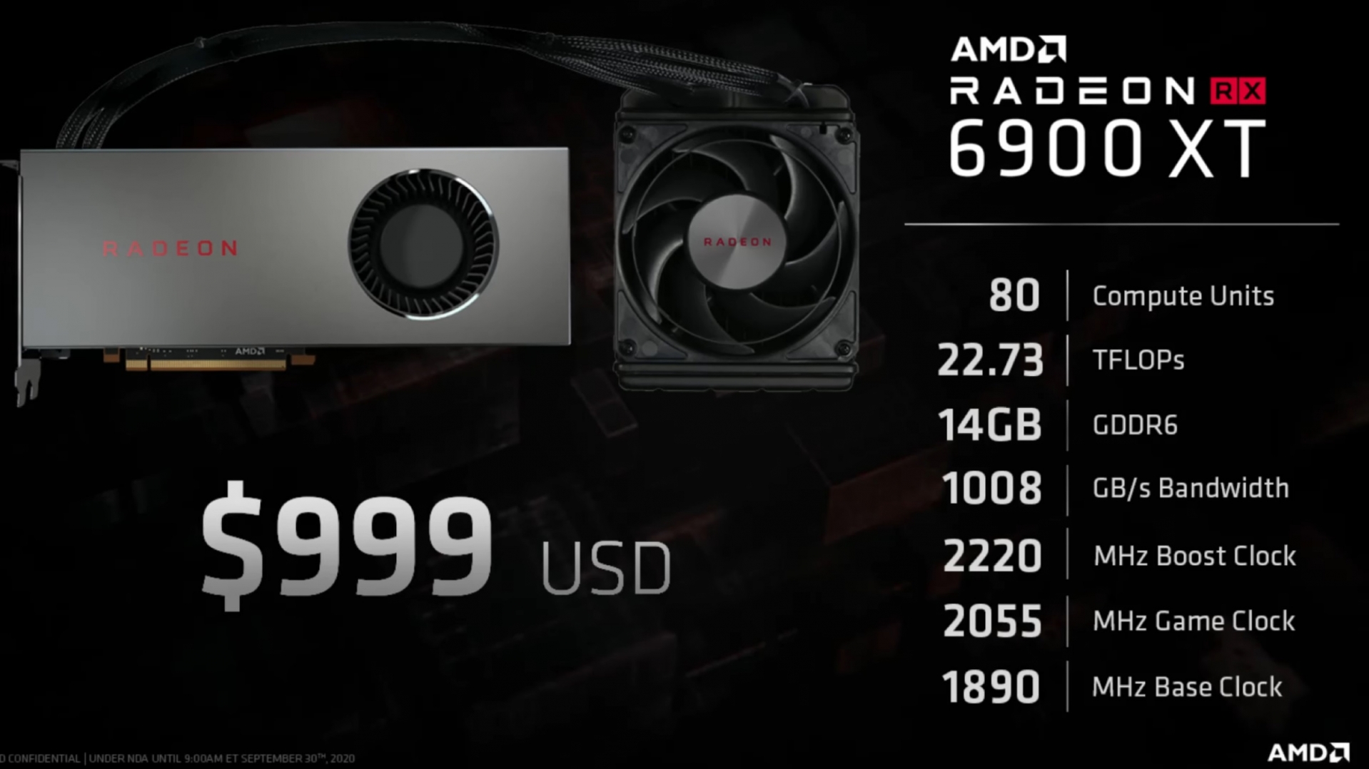 تسريبات: ظهور بطاقة AMD RX 6900 XT بمستوى أداء قوي..لكن!