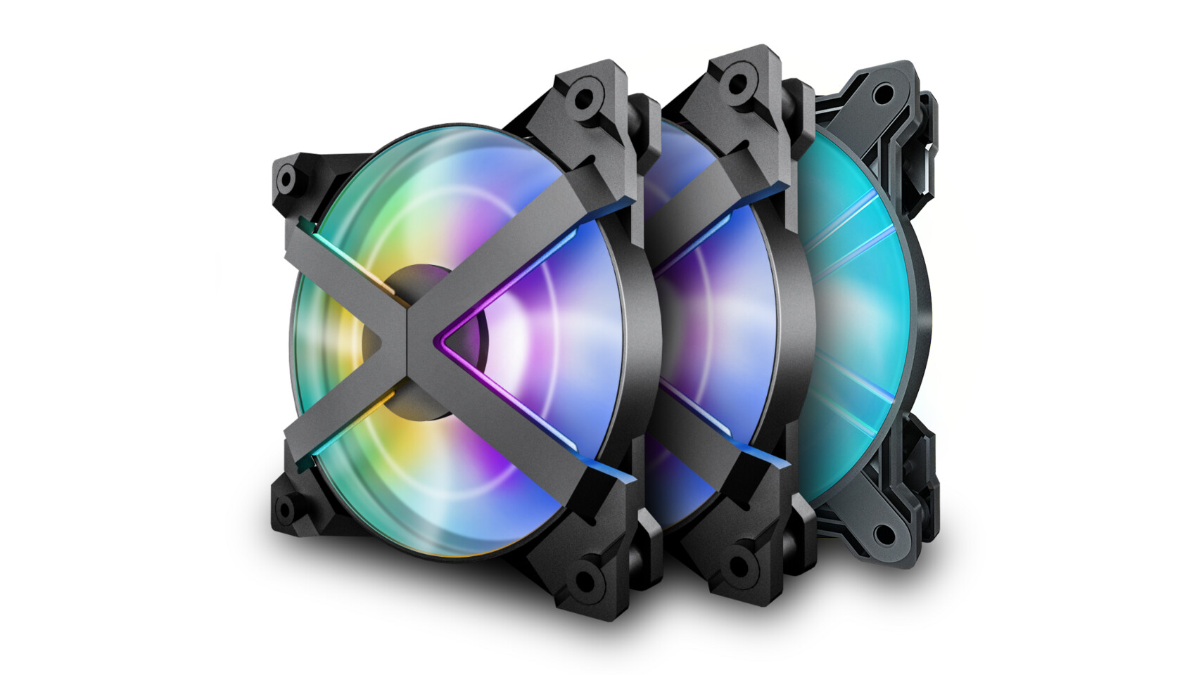 DeepCool تطلق مراوح X-Frame MF120 GT A-RGB الجديدة ، والفريدة