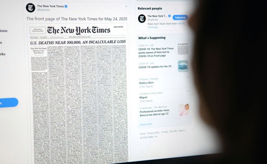 صحيفة نيويورك تايمز توقف شراكتها مع أبل وتنسحب من تطبيق Apple News نيويورك تايمز