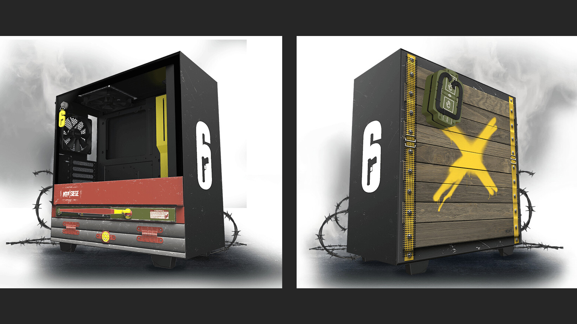 كيس مميز من NZXT لعشاق لعبة Rainbow Six Siege!