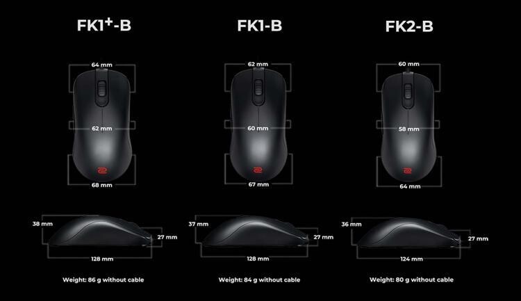 BenQ تعلن عن سلسلة ماوسات ZOWIE FK-B & ZA-B المحدثة