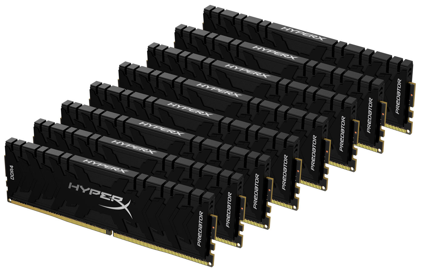 HyperX تعزز من حجم حزمة ذواكر Predator/FURY DDR4 RGB