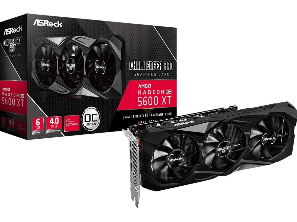 ASRock Radeon RX 5600 XT Challenger Pro 6 AMD GPU