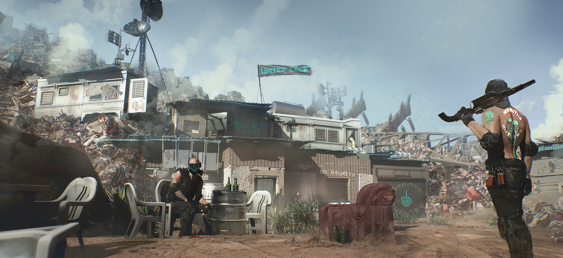 صور فنية تخيلية للعبة Cyberpunk 2077 تُرينا بيئة Badlands