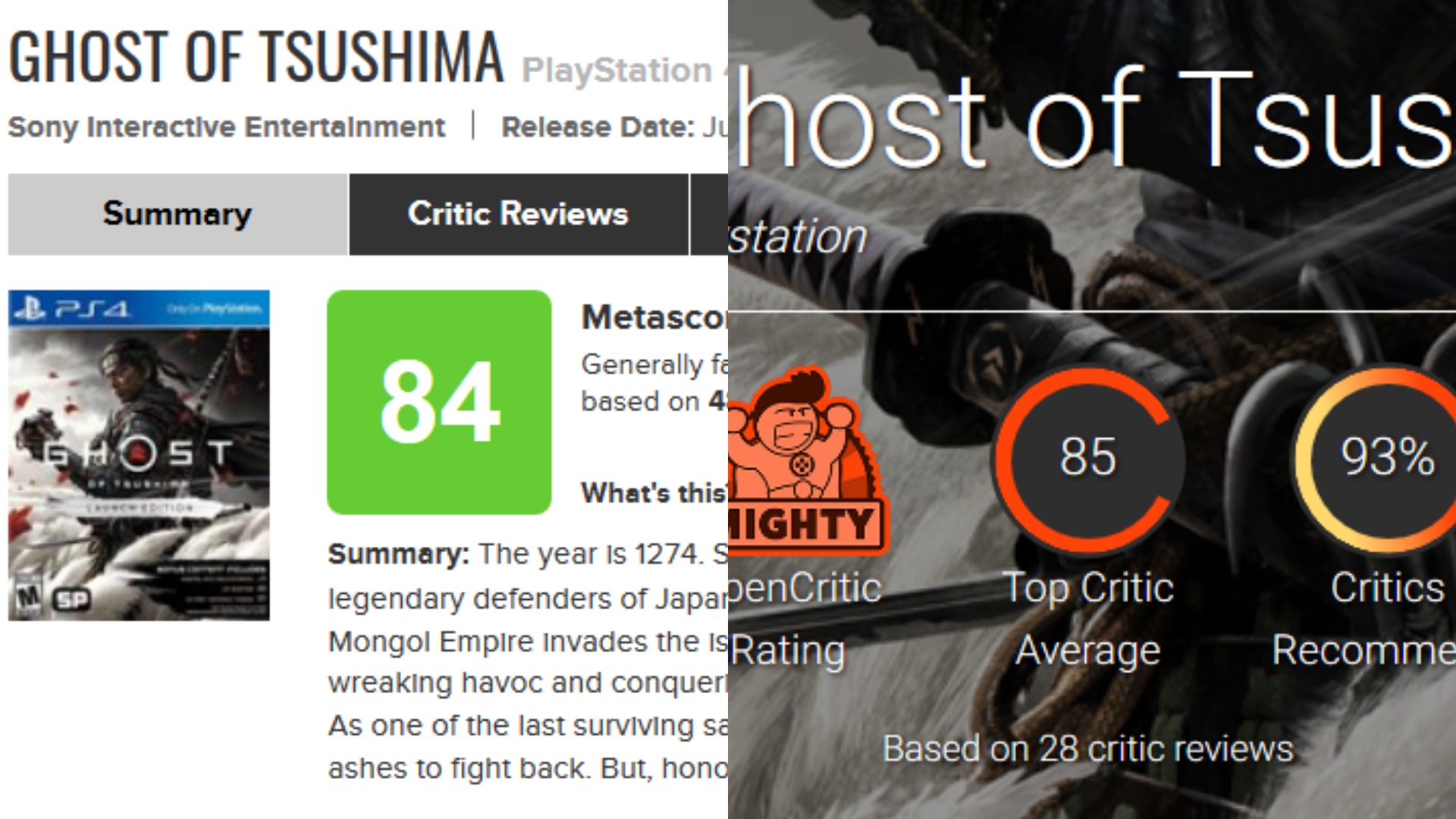 Ghost of Tsushima PS4