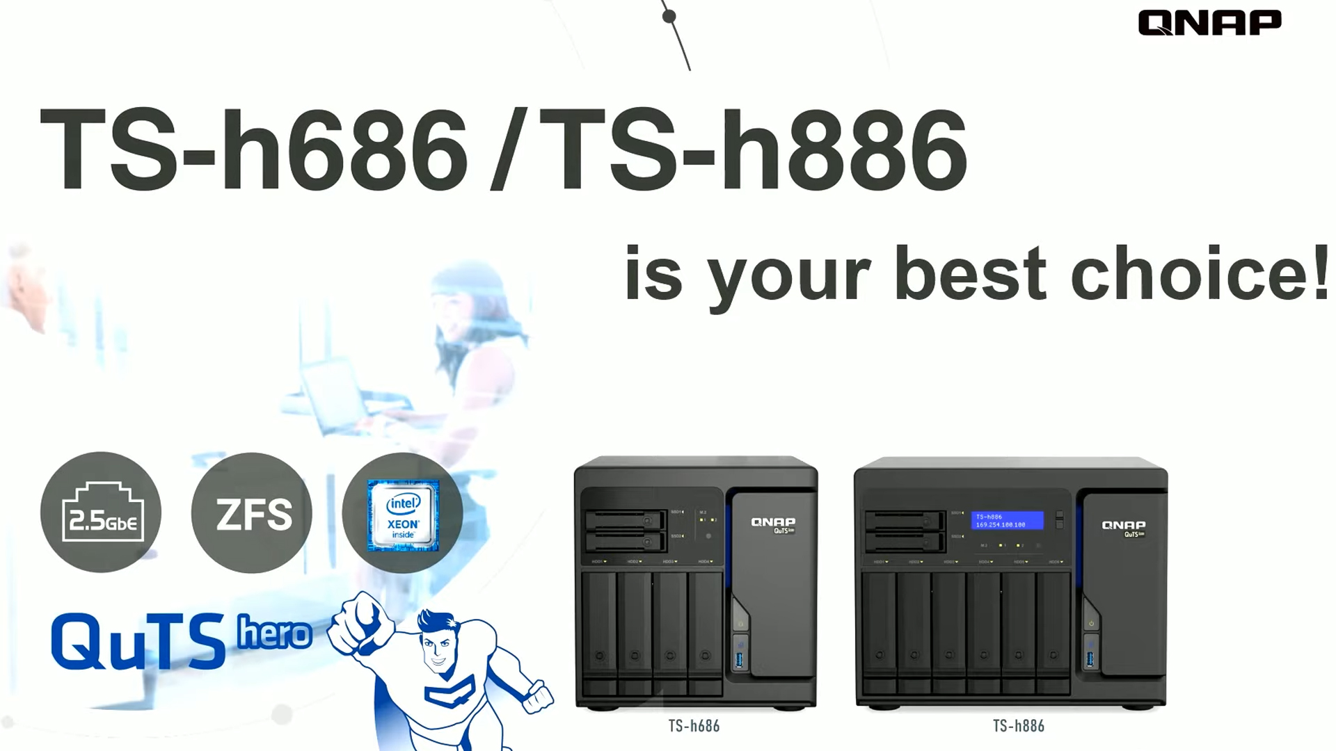 QNAP تُطلق سلسلة حلول التخزين الشبكي الجديده TS-h886 & TS-h686