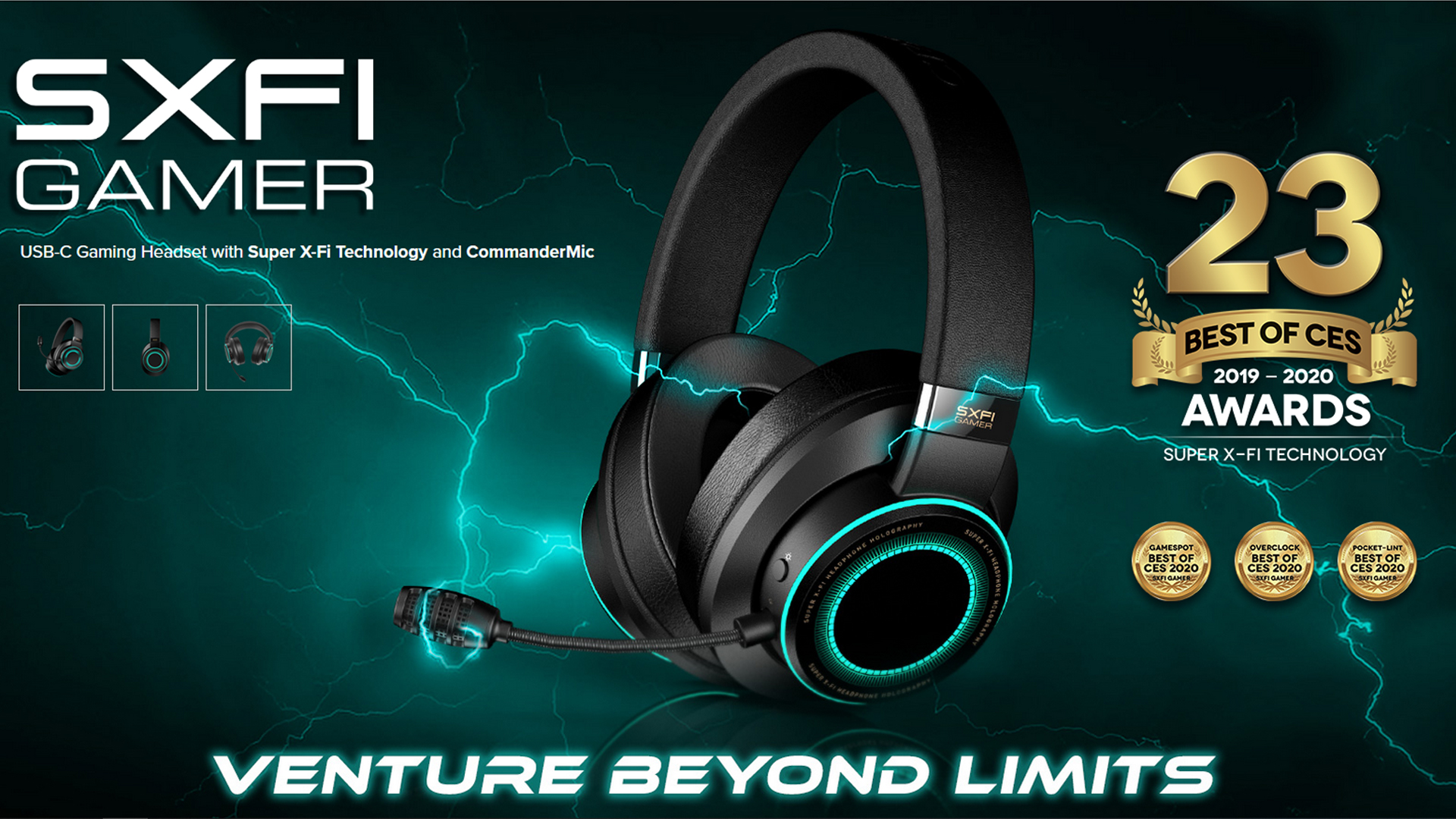Creative تضع أغلى ما لديها في سماعة اللاعبين الجديده SXFI GAMER