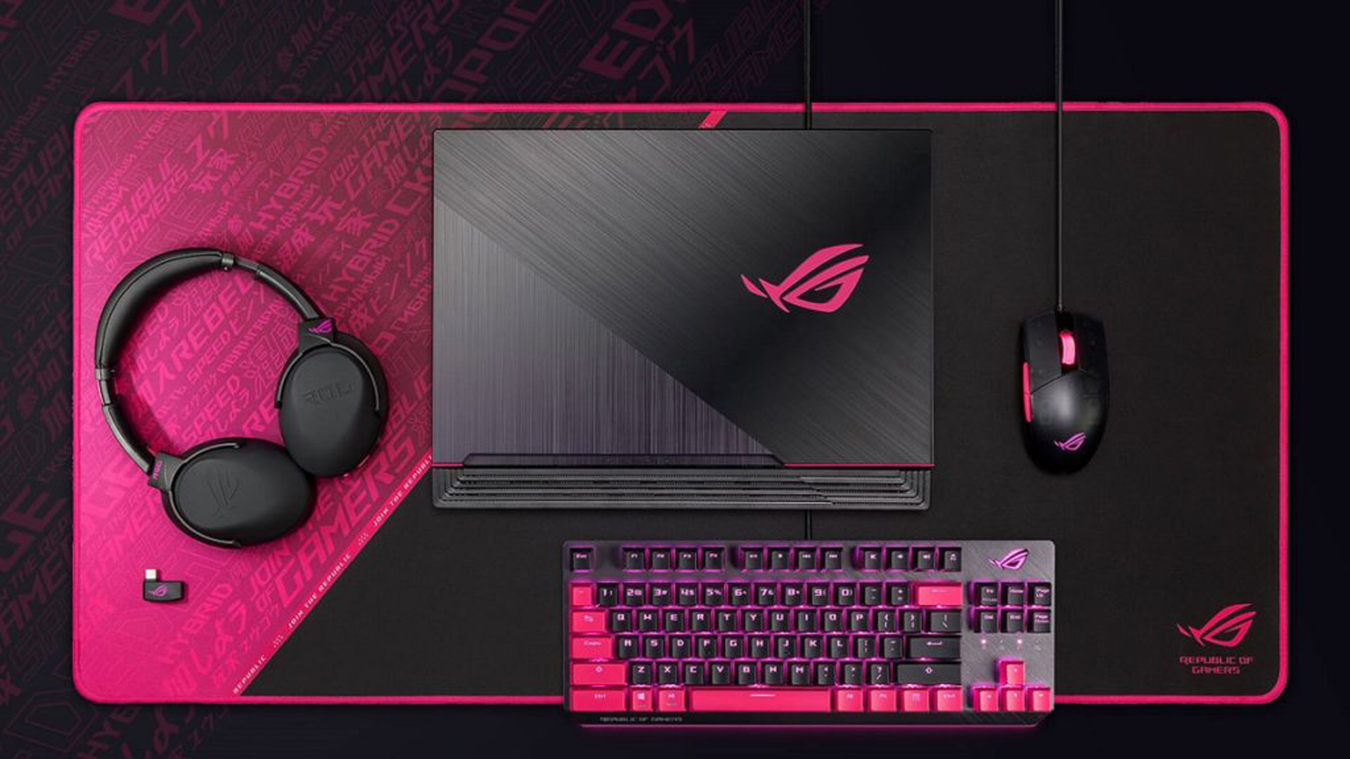ASUS تعلن عن تشكيلة خاصة من الأجهزة الطرفية Strix Electro Punk
