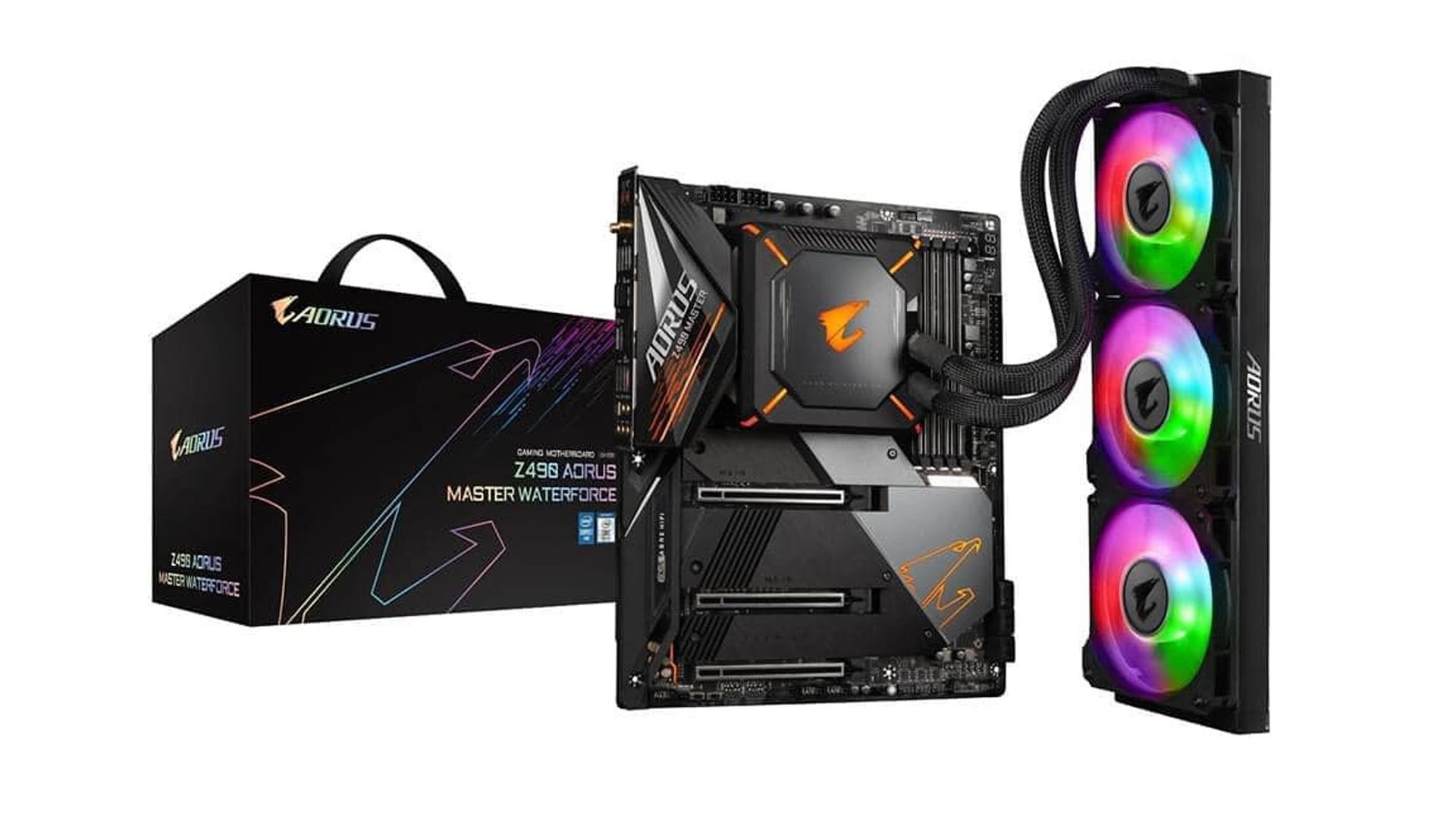 تأتي لوحة Z490 AORUS Master WaterForce من GIGABYTE بحل تبريد متكامل