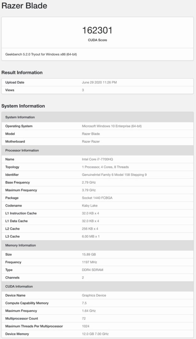 NVIDIA RTX Variant