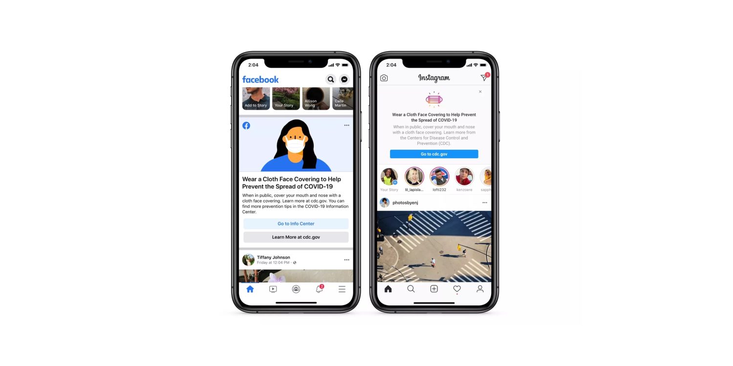 Facebook and Instagram