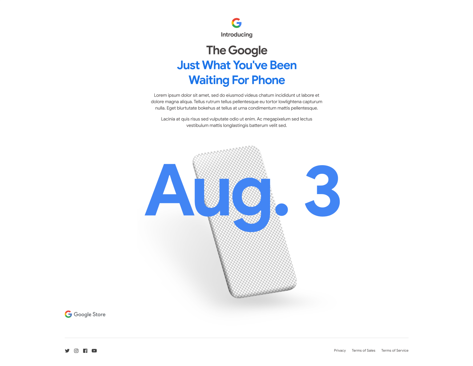 جوجل تعتزم كشف النقاب عن هاتفها Pixel 4A يوم 3 أغسطس pixel 4a