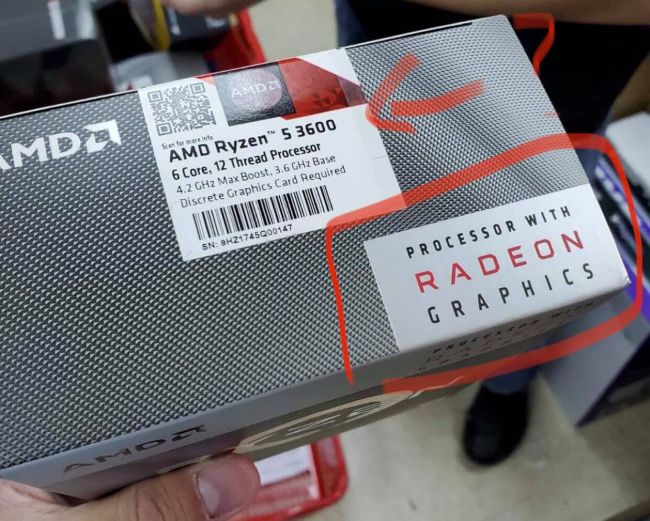 AMD Ryzen 5 3600 Ryzen 3 3200G CPU