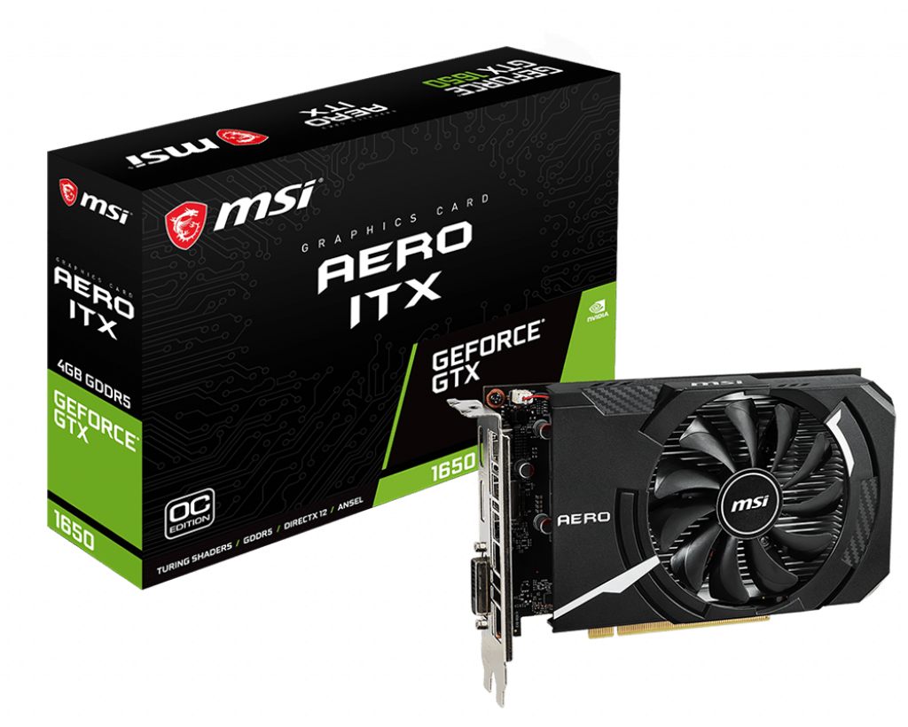 شركة MSI تقوم بتحديث غريب من نوعه لبطاقة GeForce GTX 1650 Aero ITX!