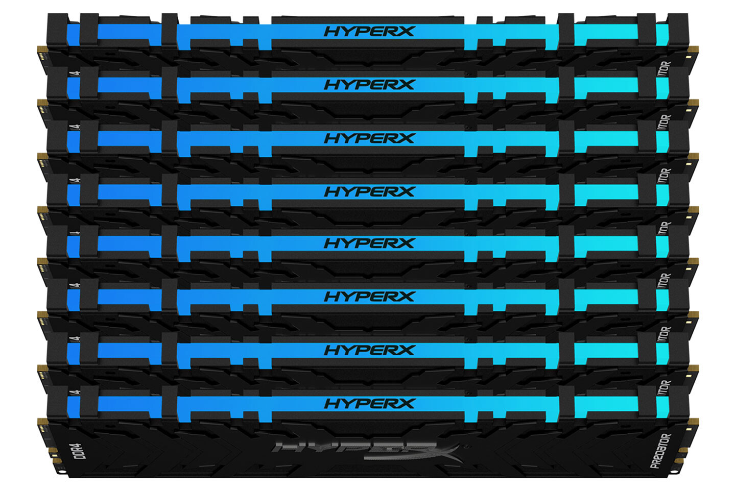 HyperX تعزز من حجم حزمة ذواكر Predator/FURY DDR4 RGB