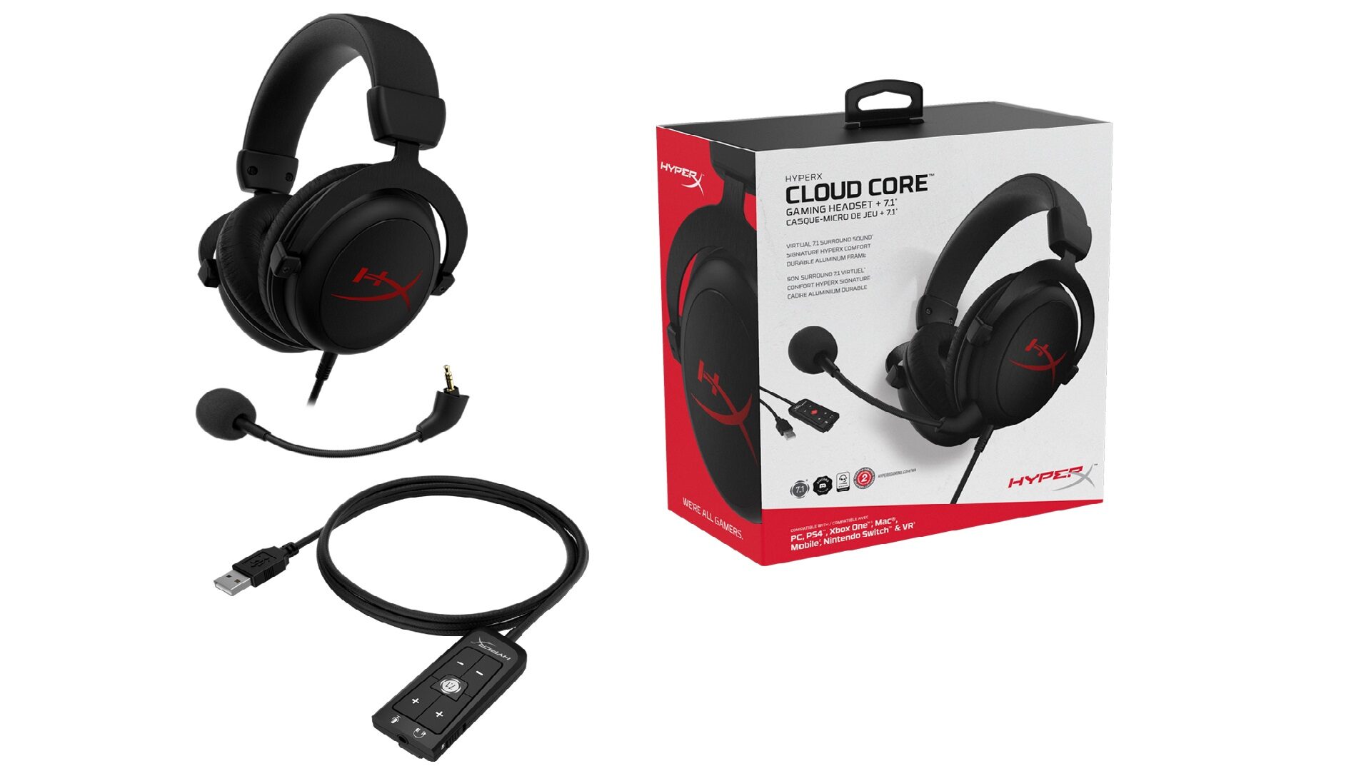 سماعات HyperX Cloud Core Gaming