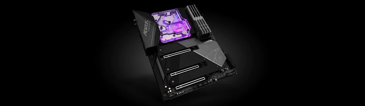 شركة EKWB تطلق كتلة تبريد Quantum Momentum Aorus Z490 Master المضيئة