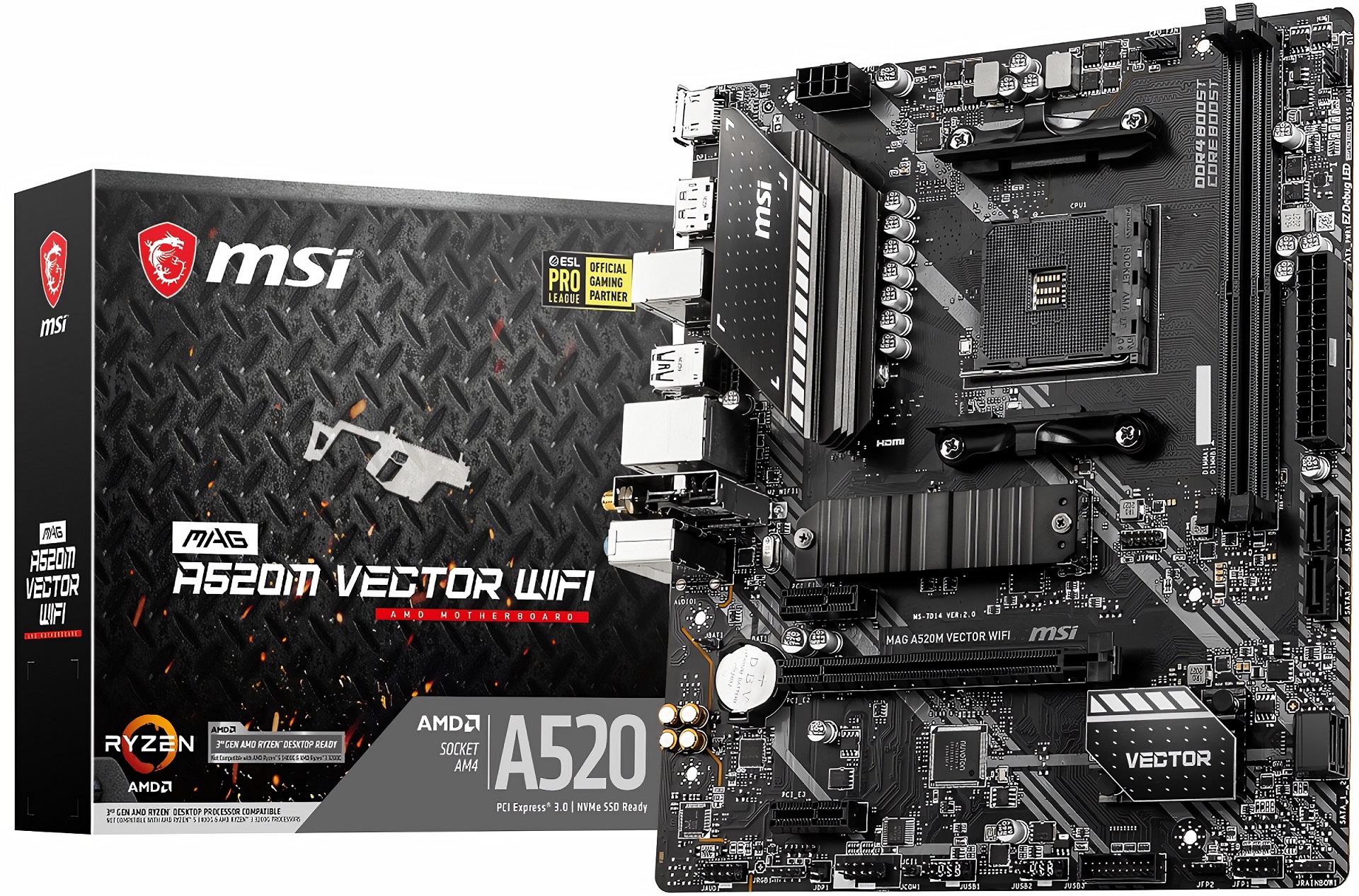 شركة MSI تكشف اليوم عن لوحاتها الجديدة بشريحة A520!