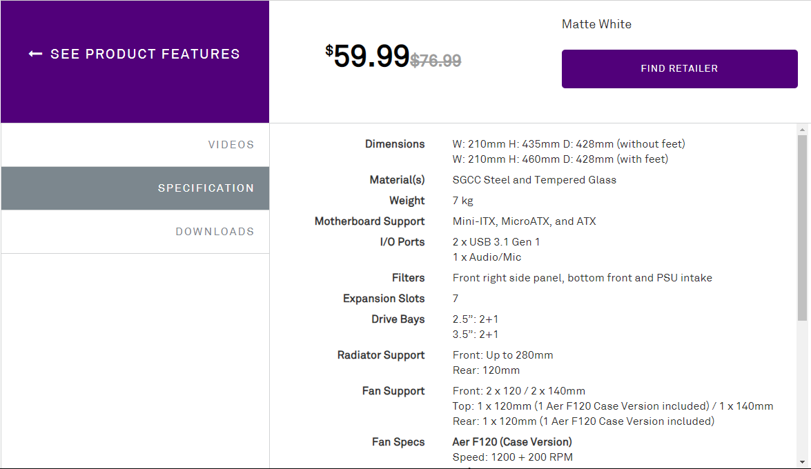 صندوق الكمبيوتر NZXT H500