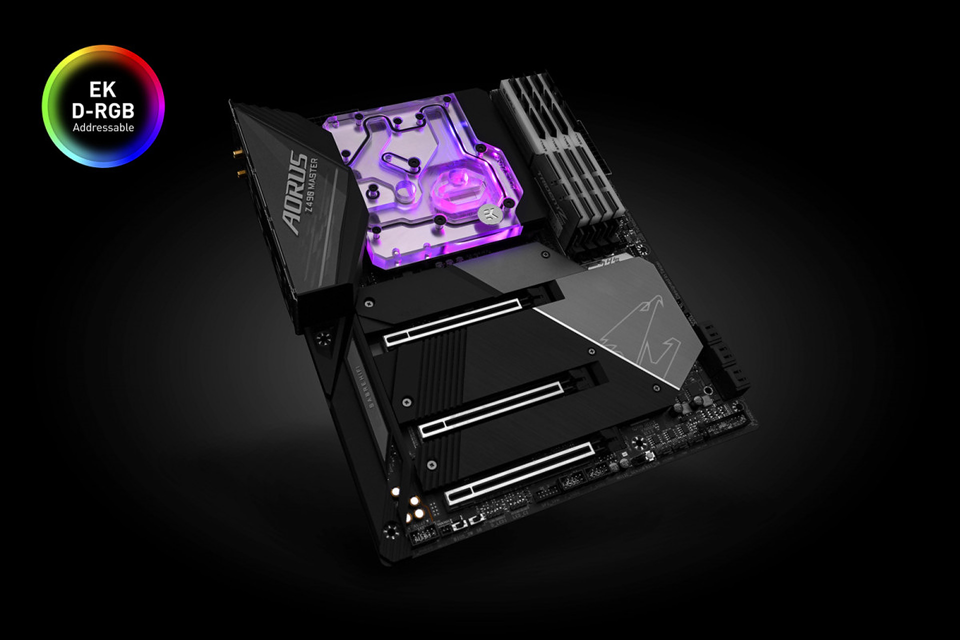 شركة EKWB تطلق البلوك المائي Quantum Momentum Aorus Z490 Master