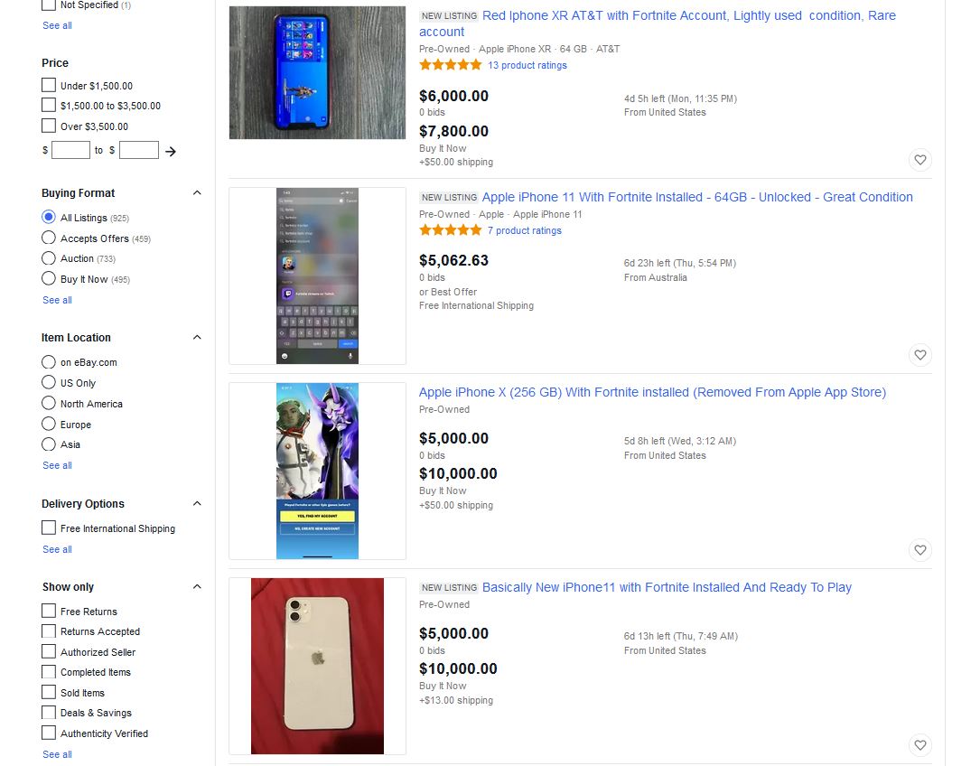 أسعار هواتف iPhone تقفز إلى 10,000 دولار للهاتف الواحد !