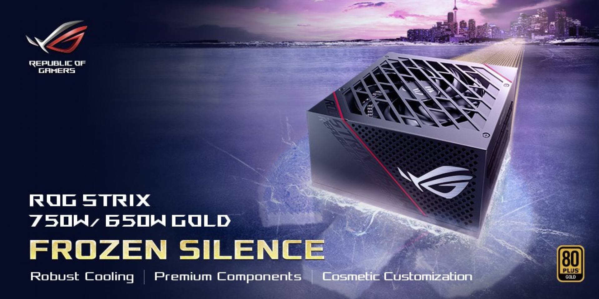 شركة ASUS تطلق العنان لأربعة مزودات للطاقة مع شهادة 80PLUS GOLD