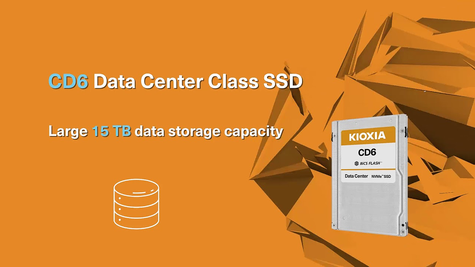 شركة KIOXIA تطلق سلسلة وحدات تخزين الحالة الصلبة CD6 PCIe Gen4 NVMe