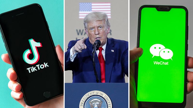 حظر تطبيقي TikTok و WeChat في أمريكا بدءا من يوم الأحد 20 سبتمبر