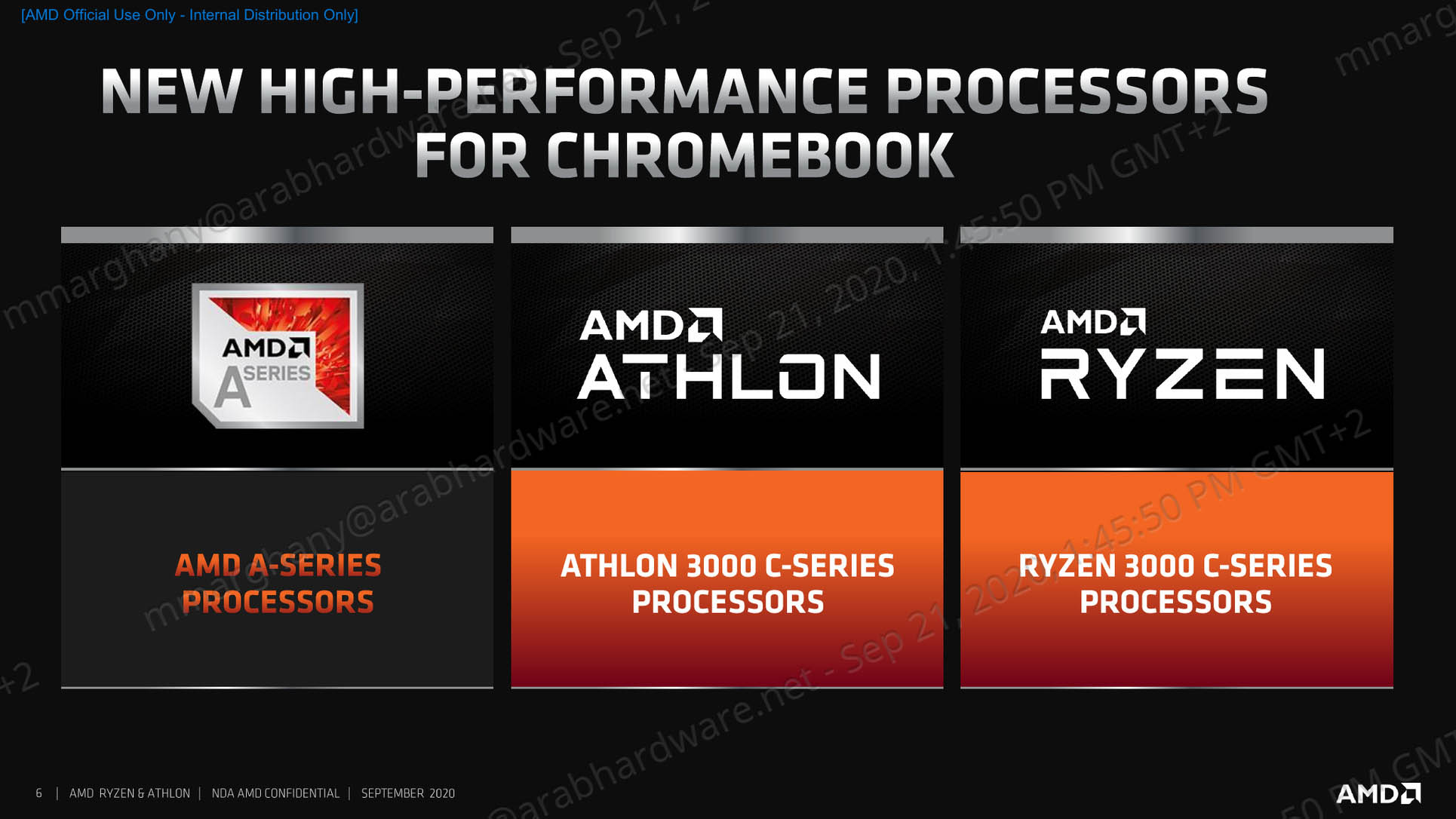 AMD تعزز سوق أجهزة Chromebook بسلسلة معالجات Ryzen/Athlon 3000 C