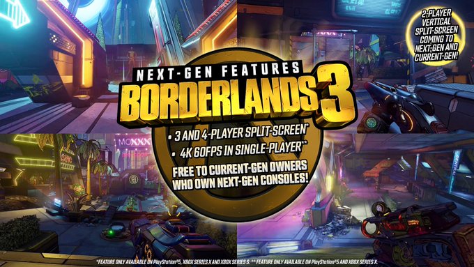 لعبة Borderlands 3 ستحصل على ترقية مجانية للجيل القادم