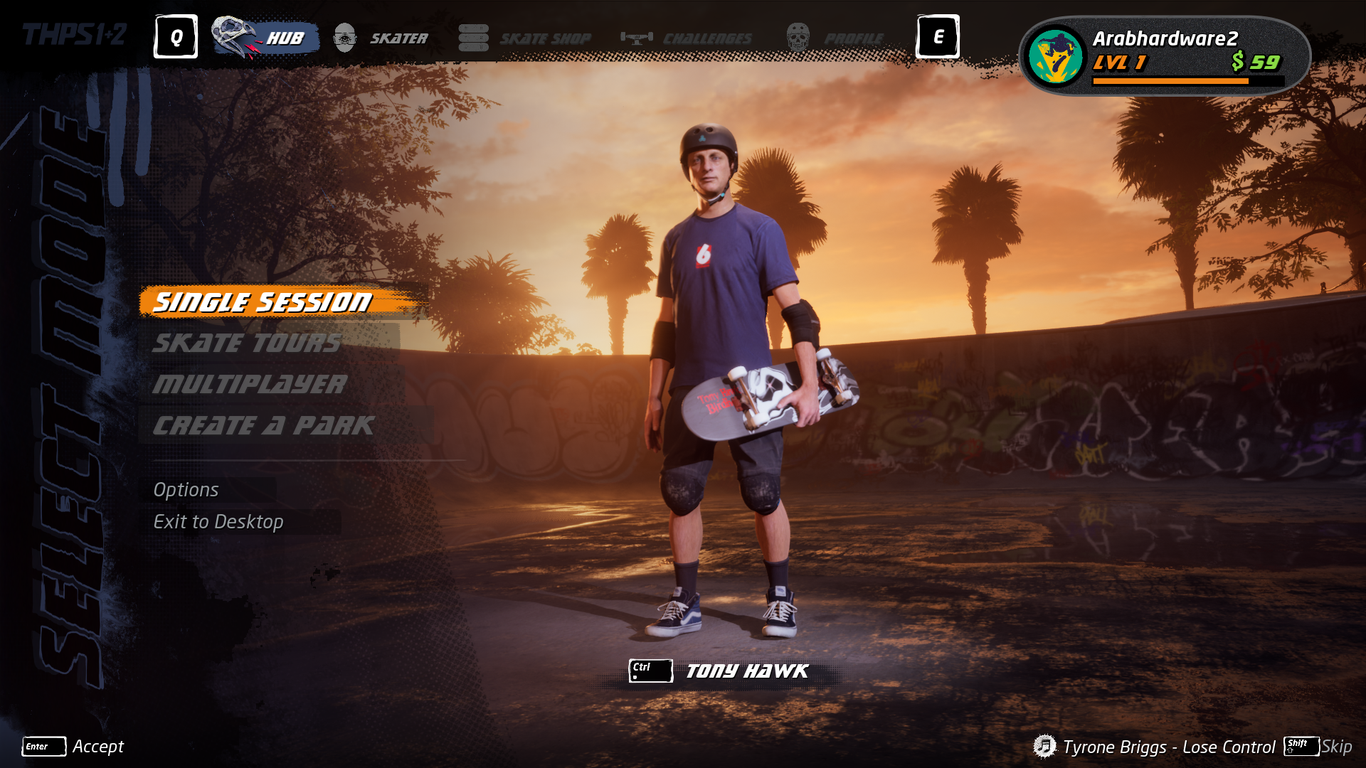 Tony Hawk's Pro Skater 1+2